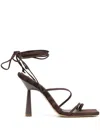 Gia Borghini Gia/rhw Rosie 36 Suede Sandals In Brown