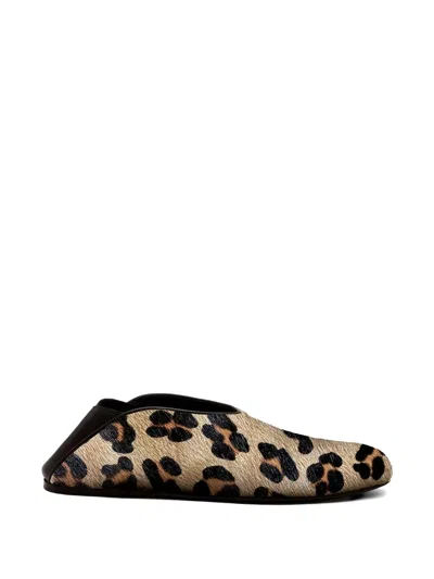 Gia Borghini Granny Leopard-print Mules In Multi