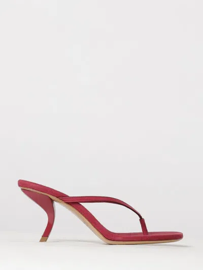 Gia Borghini Heeled Sandal Woman In Red