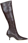 Gia Borghini Hera Boots In Brown