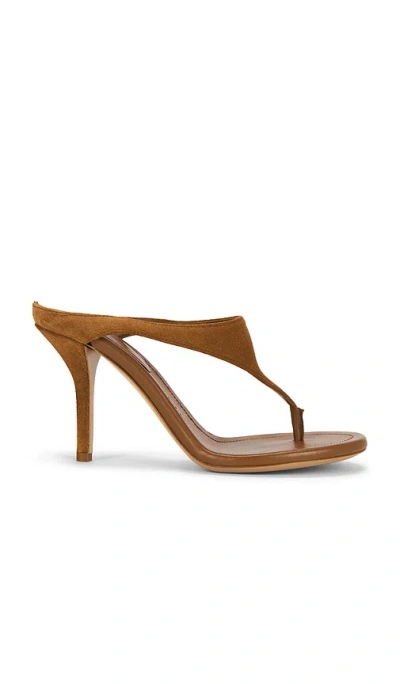 Gia Borghini Lara Thong Heel In Brown
