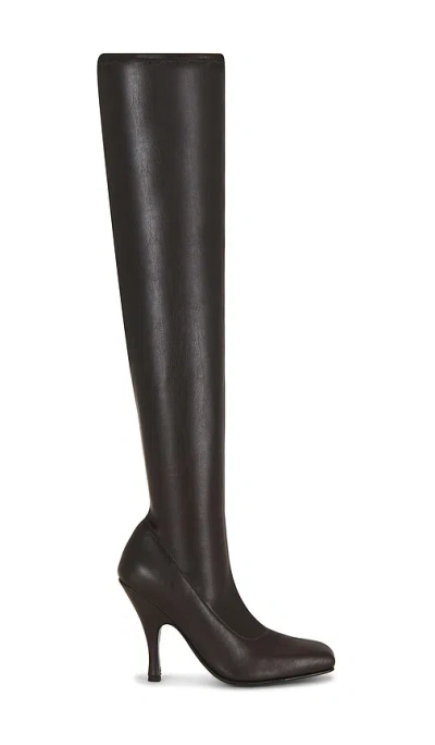 Gia Borghini Lea Over The Knee Boot In Brown