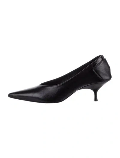 Pre-owned Gia Borghini Leather Pumps In Black