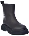 Gia Borghini Marte Short Boot In Black