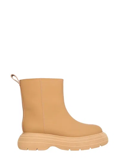 Gia Borghini Marte Leather Slip On Boots In Multi