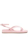 Gia Borghini X Rhw Strappy Sandal In Pink