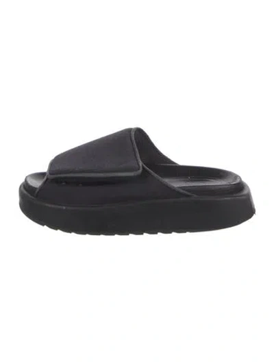 Pre-owned Gia Borghini Neoprene Slides In Blue