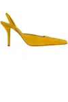 Gia Borghini Octavie Slingback Pumps In Yellow