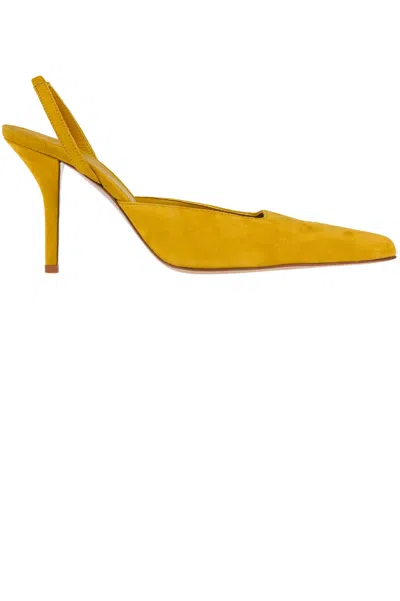 Gia Borghini Octavie Slingback Pumps In Yellow