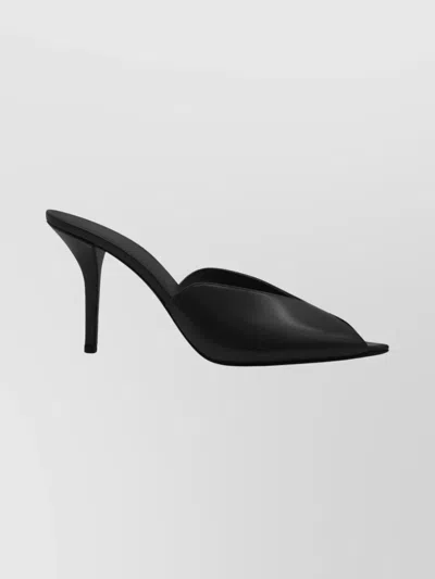 GIA BORGHINI OPEN TOE HEELED SANDAL WITH REFINED SHAPE