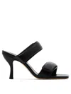Gia Borghini Black Pernille Teisbaek Edition Perni 03 Heeled Sandals In Black