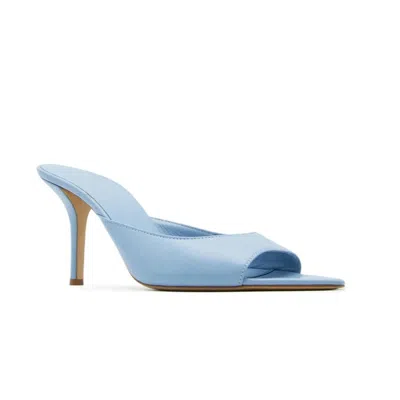 Gia Borghini Woman Sandals Light Blue Size 10 Soft Leather