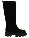 Gia Borghini Boots Pernille Teisbaek Woman Suede Black