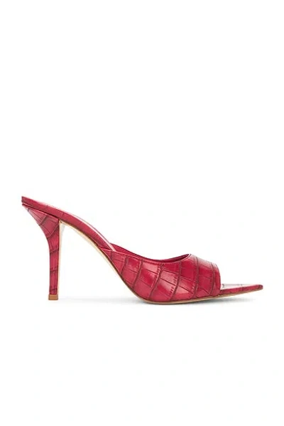 Gia Borghini Perni Mule In Deep Red