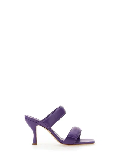 Gia Borghini X Pernille Perni 100mm Sandals In Purple