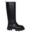 Gia Borghini X Pernille Teisbaek Tubular Combat Boot In Green