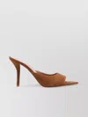 Gia Borghini Pointed Open Toe Suede Sandals