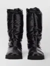 Gia Borghini Quilted Nylon Flat Sole Boots