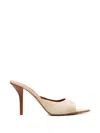 Gia Borghini Raffia Point-toe Sandals In Multi