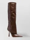 Gia Borghini Ros 31 Crocodile Effect Knee High Boots