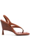 Gia Borghini Rosie 12 Footbed In Brown