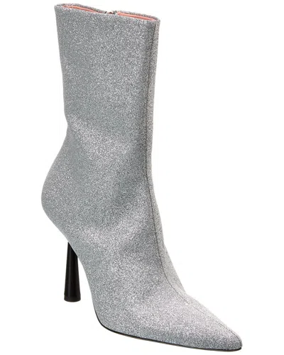 Gia Borghini Rosie 07 Glitter Boot In Silver