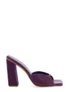 Gia Borghini Rosie 14 Sandal Block Heel In Purple