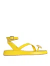 Gia Borghini Open-toe Sandals In Yellow