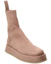 Gia Borghini Rosie Eco Suede Ankle Boots In Brown