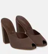 Gia Borghini Rosie 38 Mules In Chocolate