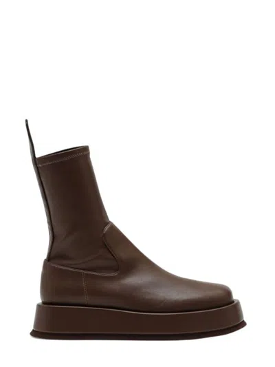 Gia Borghini Rosie Boots In Brown