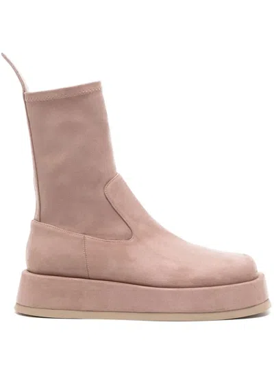 Gia Borghini Rosie 22 Suede Platform Boot In Multi