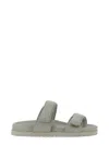 Gia Borghini Woman Sandals Sage Green Size 11 Soft Leather