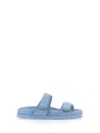 Gia Borghini Blue Pernille Teisbaek Edition Perni 11 Sandals In Multi