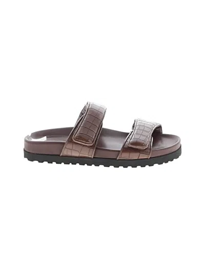 Pre-owned Gia Borghini Sandals In Brown