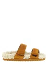 Gia Borghini Strap Sandals Sole Toe Rubber In Brown