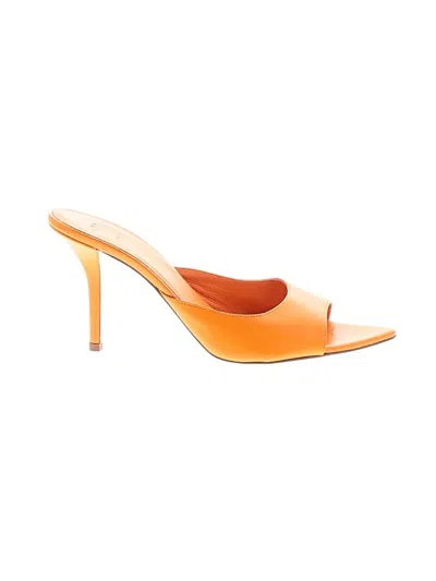 Pre-owned Gia Borghini Sandals In Orange