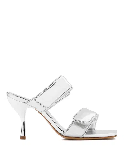Gia Borghini Sandals In Silver
