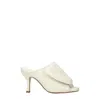 Gia Borghini Couture Leather Sandal In White