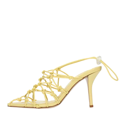 Gia Borghini Sandals Yellow In Giallo Vivaci