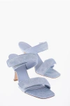 Gia Borghini Perni 03 Leather Sandals In Blue