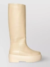 Gia Borghini Texan Futuristic Tubular Boots In Beige