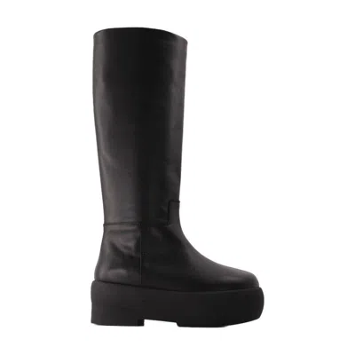 Gia Borghini Tubular Boots In Black