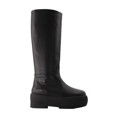 Gia Borghini Tubular Boots In Black