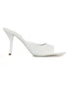 Gia Borghini Giaborghini Perni 04 Pointy Open Toe Mule In White