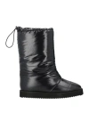 Gia Borghini Woman Boot Black Size 11 Textile Fibers In Black