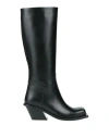 Gia Borghini Woman Boot Black Size 7.5 Calfskin In Black