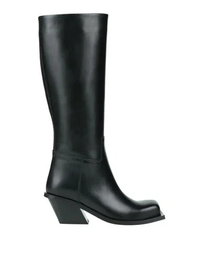 Gia Borghini Woman Boot Black Size 7.5 Calfskin