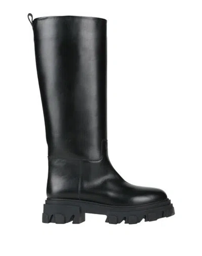 Gia Borghini Woman Boot Black Size 8 Leather