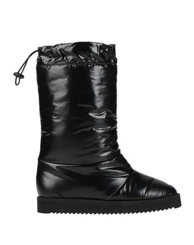 Gia Borghini Woman Knee Boots Black Size 9 Nylon